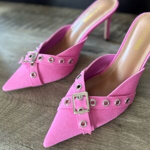 Pink Kitten heels- Fashion Nova